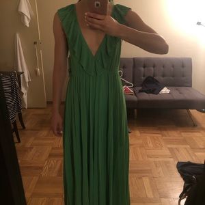 Zara Pleated Full Length Dress